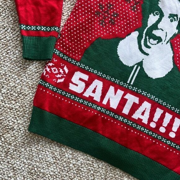 ELF The Movie Men's Cotton Headed Ninny Muggins Button-Down Ugly Christmas Sweat - Picture 7 of 11